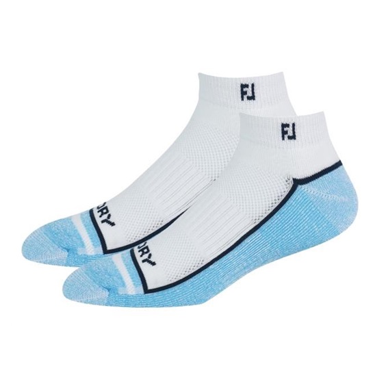FootJoy ProDry Sport Herren Socken, 1Paar, weiss/blau