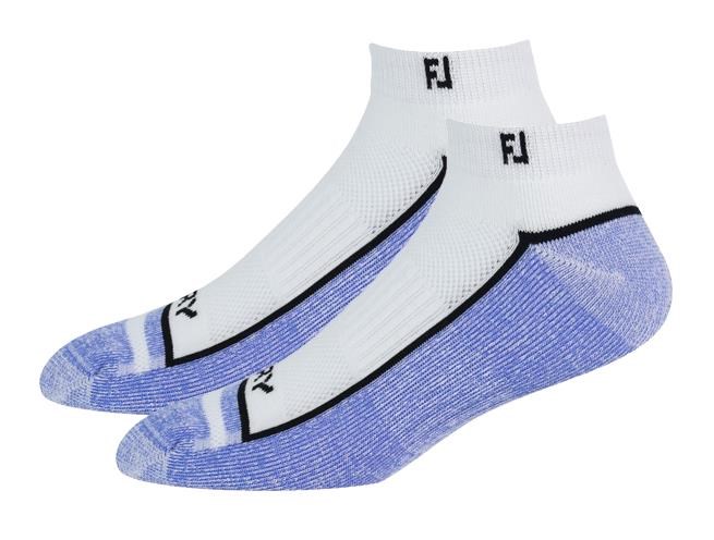 FootJoy ProDry Sport Herren Socken, 1Paar, weiss/lila