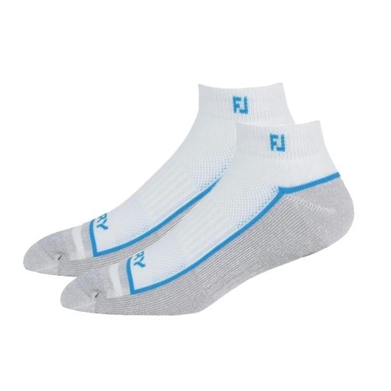 FootJoy ProDry Sport Herren Socken, 1Paar, weiss/blau