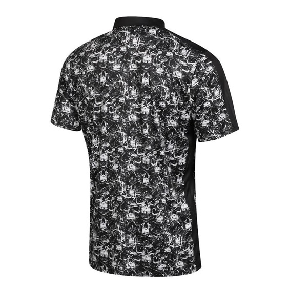 Fashion Sports Wear Skulls Herren Poloshirt, schwarz