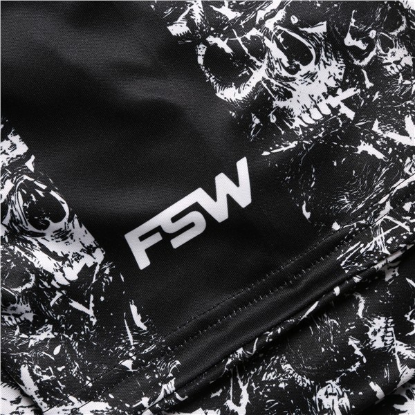 Fashion Sports Wear Skulls Herren Poloshirt, schwarz