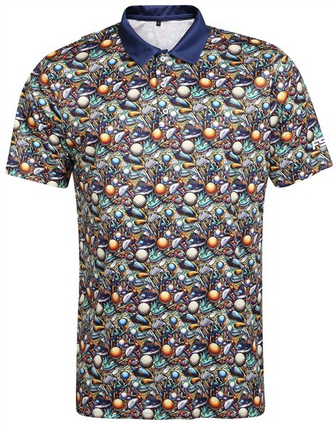 Fashion Sports Wear Bergen Herren Poloshirt, navy/green