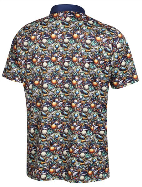 Fashion Sports Wear Bergen Herren Poloshirt, navy/green