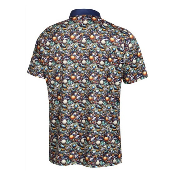 Fashion Sports Wear Bergen Herren Poloshirt, navy/green