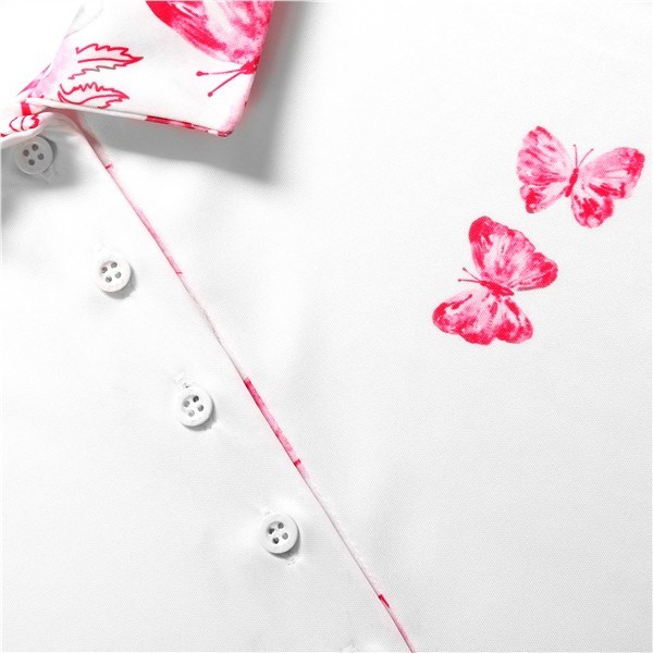 Fashion Sports Wear Tirana Pink Damen Poloshirt, weiss/rosa