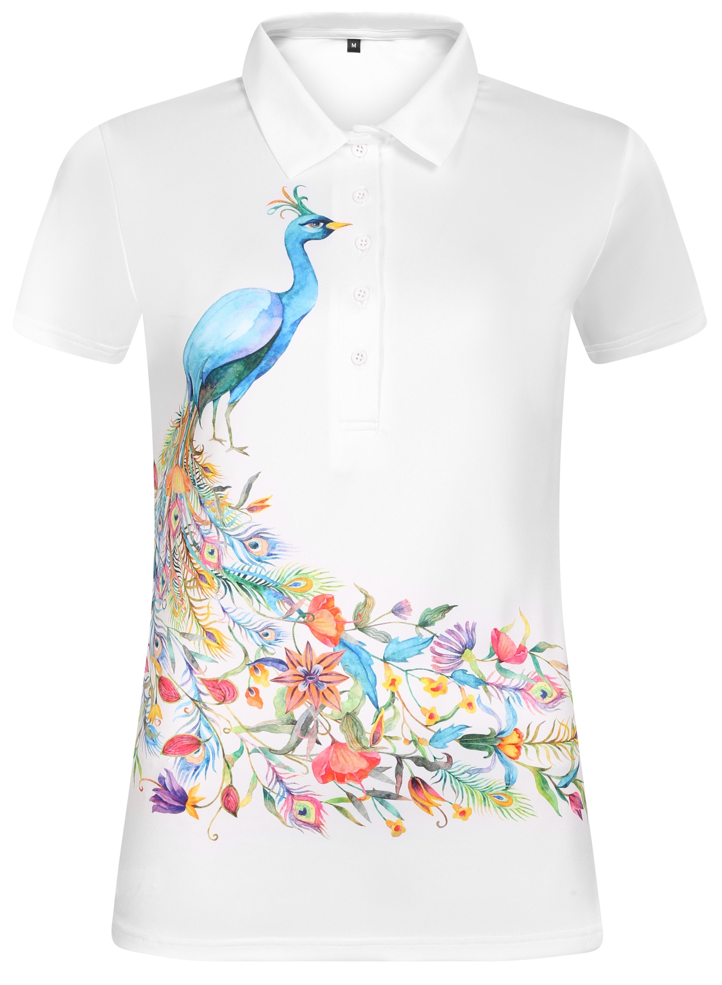 Fashion Sports Wear Valencia Damen Poloshirt, weiss