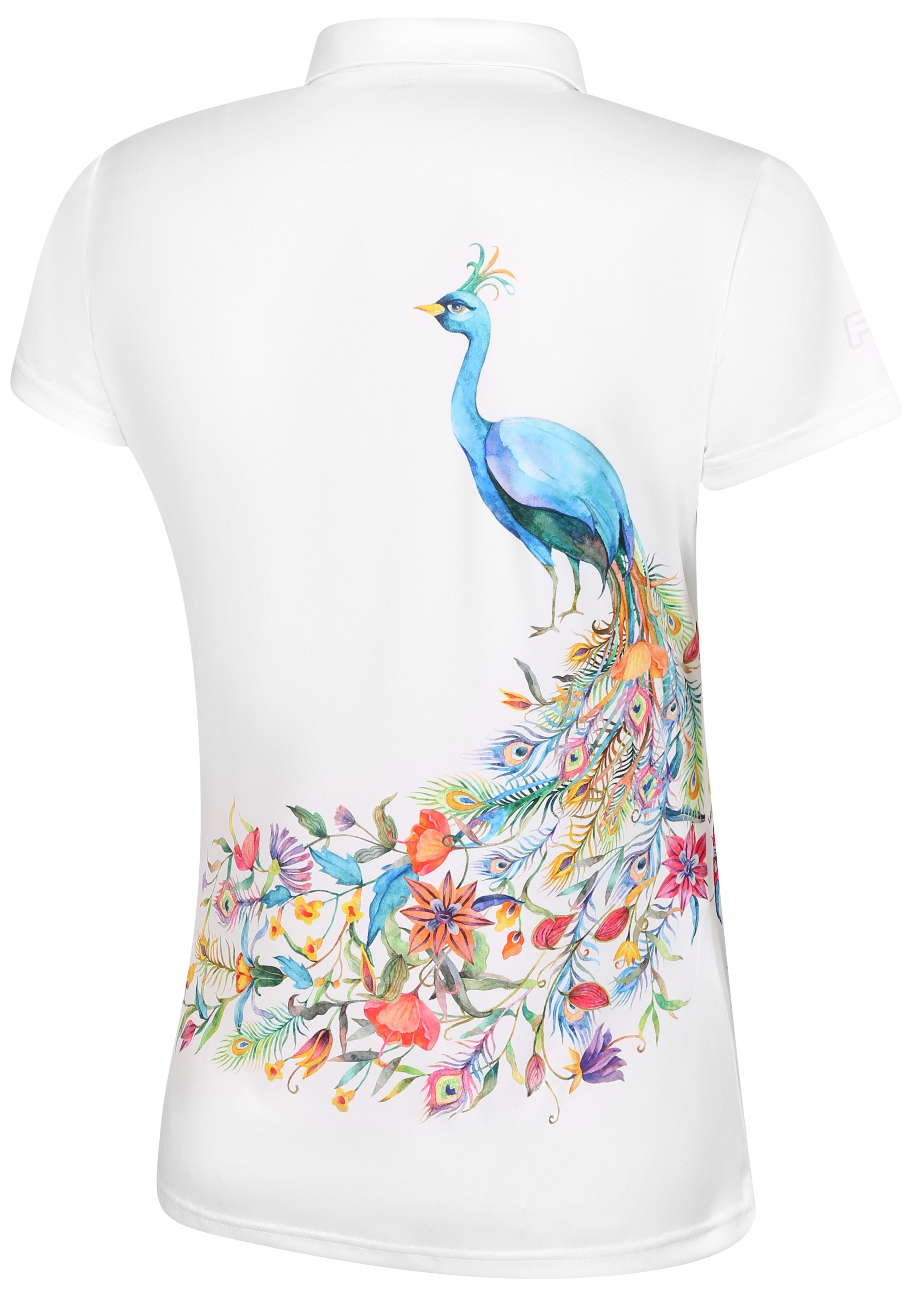 Fashion Sports Wear Valencia Damen Poloshirt, weiss