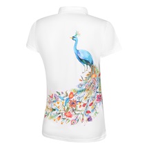 Fashion Sports Wear Valencia Damen Poloshirt, weiss