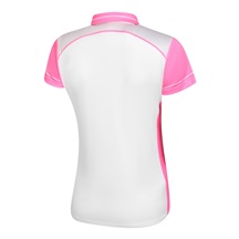 Fashion Sports Wear Accra Pink Damen Poloshirt, weiss/rosa