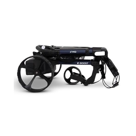 MGI E-Boost hybrid golf trolley 2026 elektrischer Trolley, matt navy