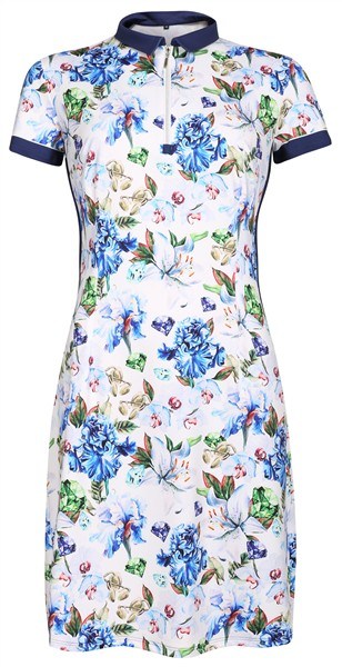 Fashion Sports Wear Tampere Golfkleid, weiss/blau