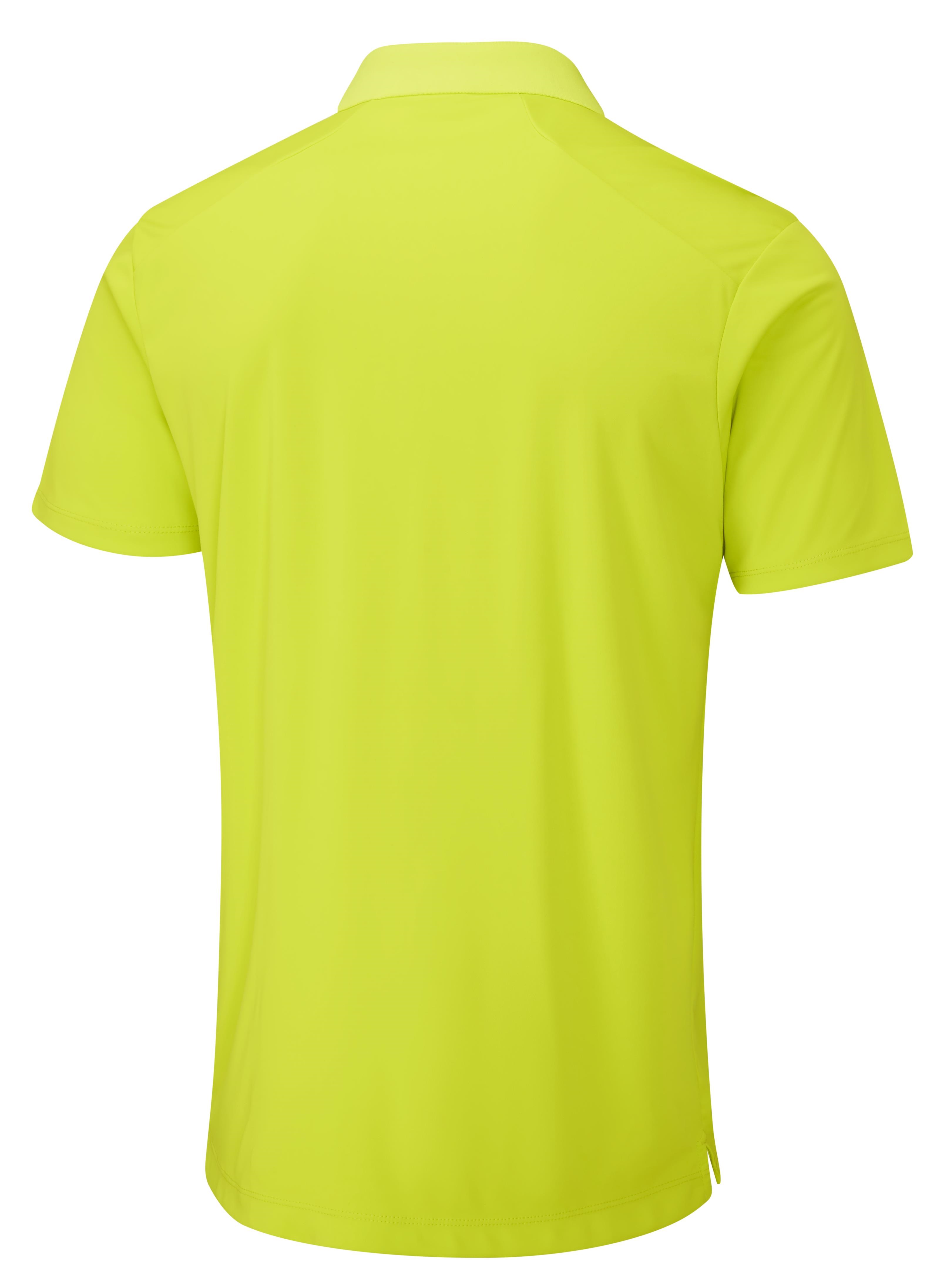 PING Lindum Herren Poloshirt, Lime