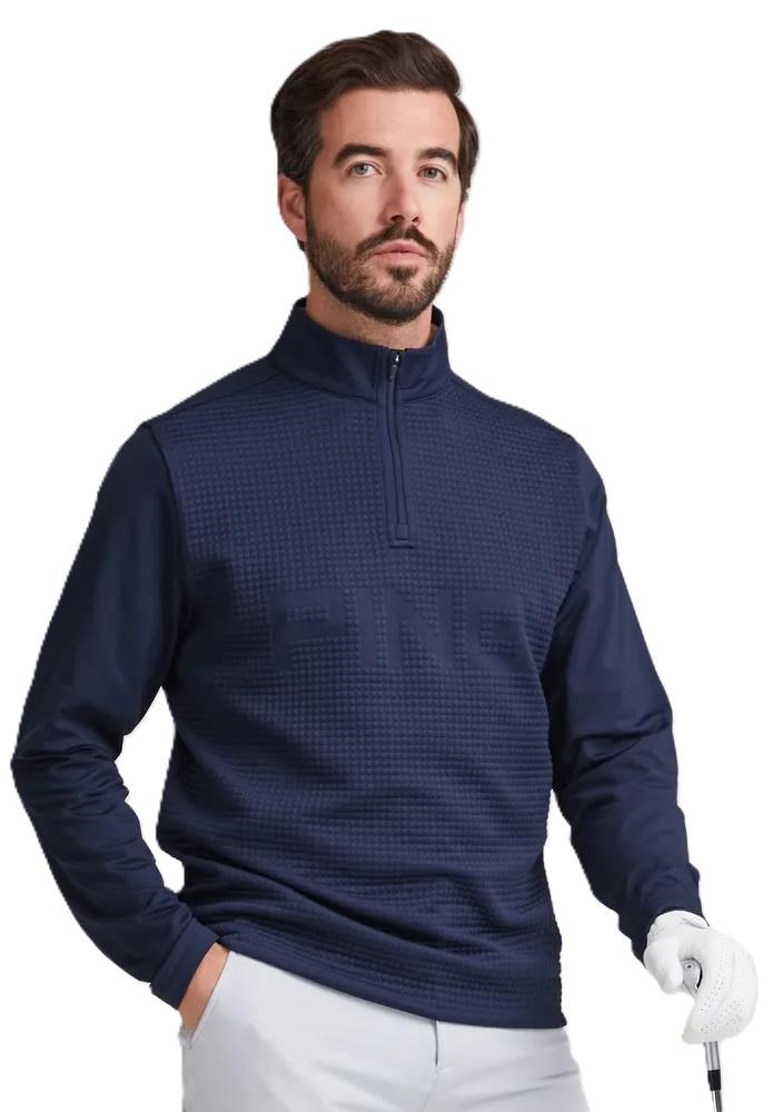 PING Faron Herren Sweatshirt, Navy