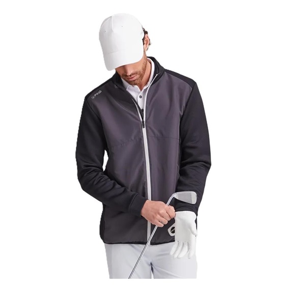 Ping Burford Herrenjacke, grau/schwarz