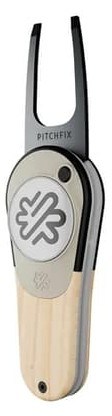 Pitchfix Woodie Pitchgabel mit Ballmarker, Light Ash