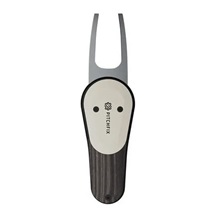 Pitchfix Woodie Pitchgabel mit Ballmarker, Black Ash