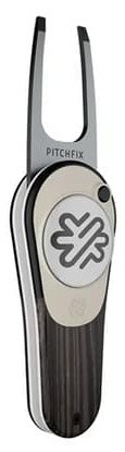 Pitchfix Woodie Pitchgabel mit Ballmarker, Black Ash