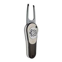Pitchfix Woodie Pitchgabel mit Ballmarker, Black Ash
