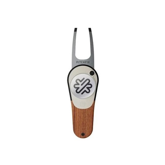 Pitchfix Woodie Pitchgabel mit Ballmarker, Maple