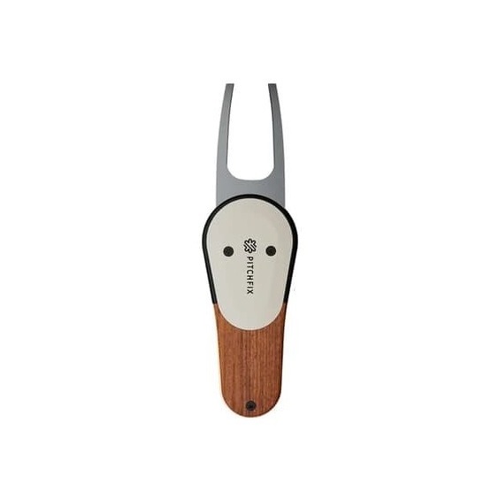 Pitchfix Woodie Pitchgabel mit Ballmarker, Maple
