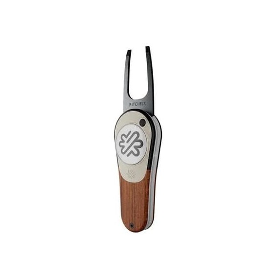 Pitchfix Woodie Pitchgabel mit Ballmarker, Maple