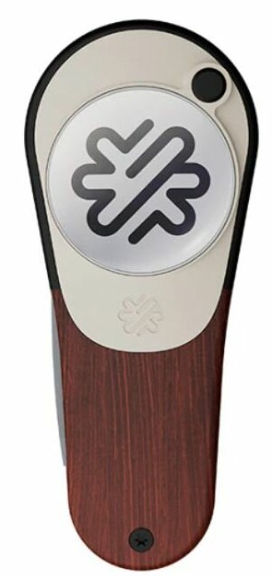 Pitchfix Woodie Pitchgabel mit Ballmarker, Cherry