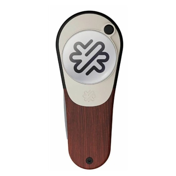 Pitchfix Woodie Pitchgabel mit Ballmarker, Cherry