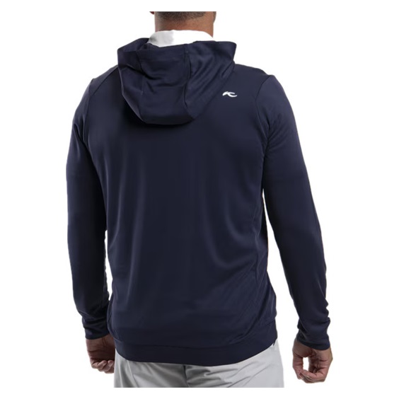 KJUS Kallen Hooded Midlayer Herren Sweatshirt, atlanta blau