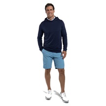 KJUS Kallen Hooded Midlayer Herren Sweatshirt, atlanta blau
