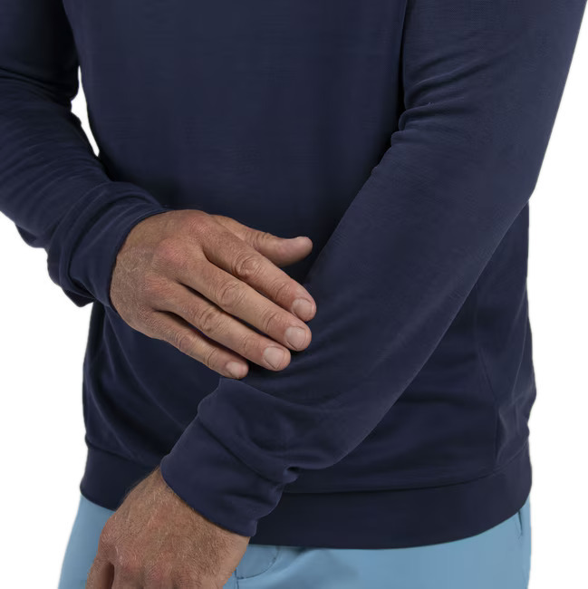 KJUS Kallen Hooded Midlayer Herren Sweatshirt, atlanta blau