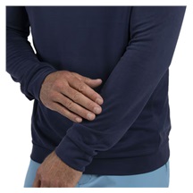 KJUS Kallen Hooded Midlayer Herren Sweatshirt, atlanta blau