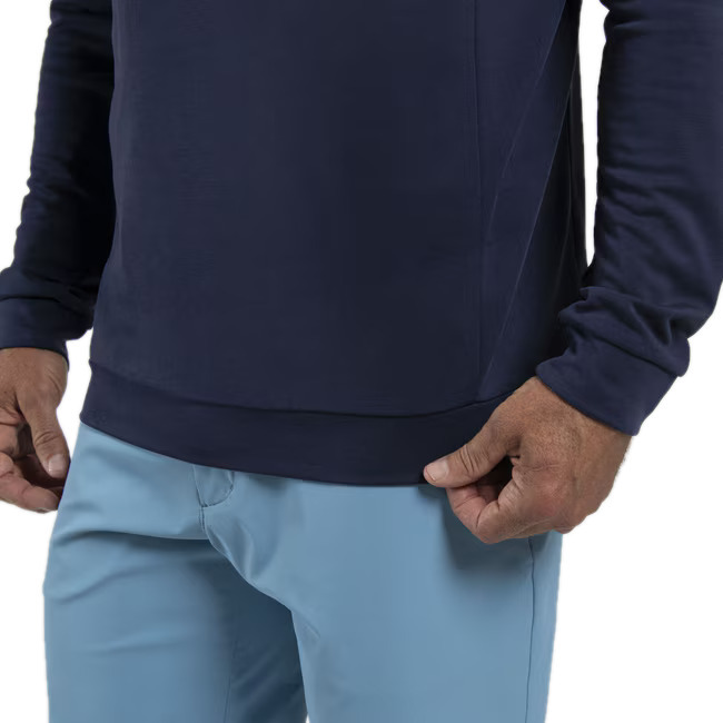 KJUS Kallen Hooded Midlayer Herren Sweatshirt, atlanta blau