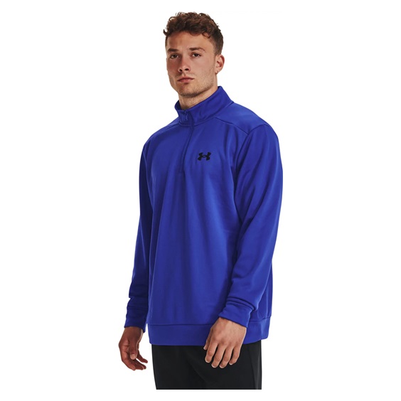 Under Armour Fleece 1/4 Zip Herren Sweatshirt, Team Royal