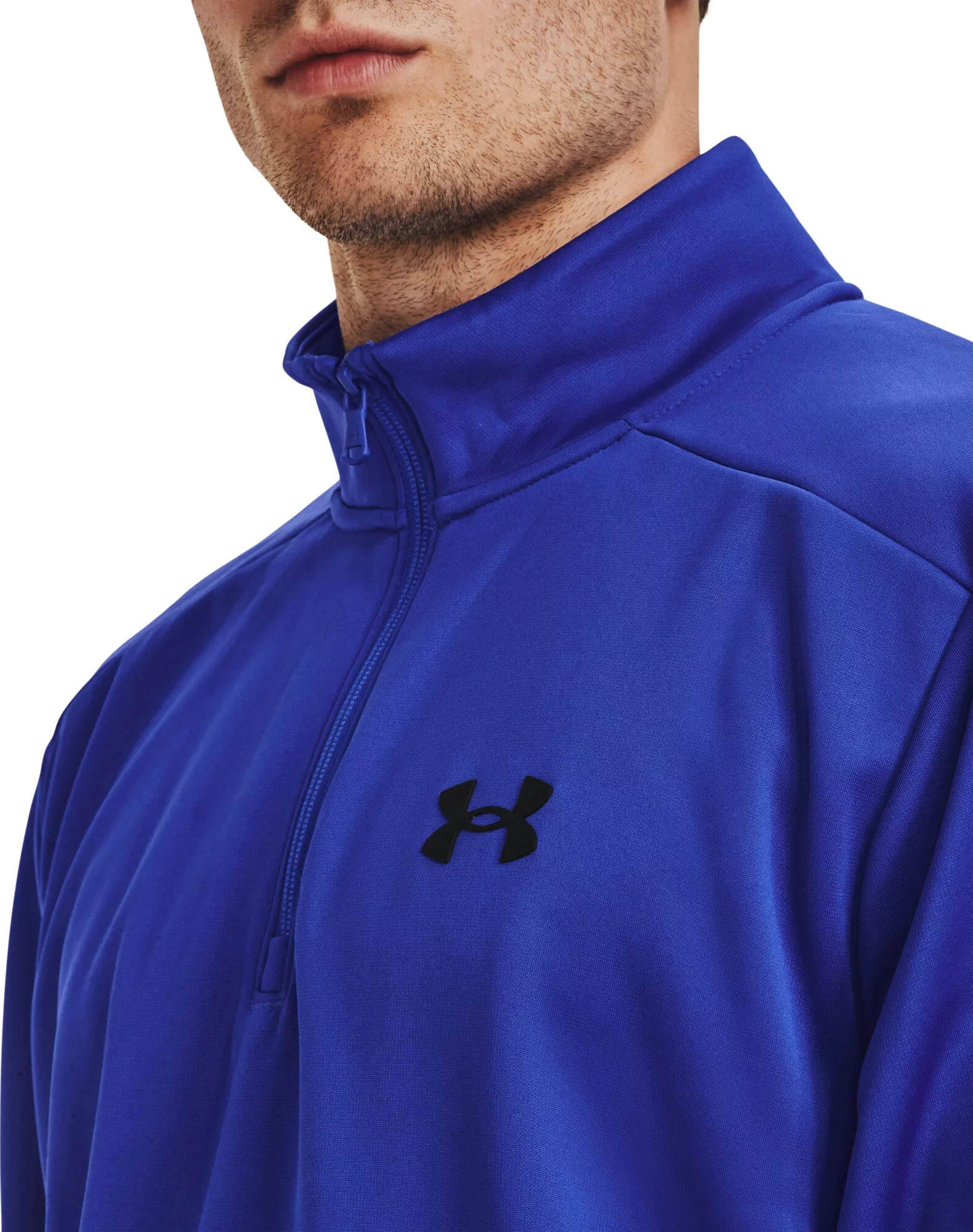 Under Armour Fleece 1/4 Zip Herren Sweatshirt, Team Royal