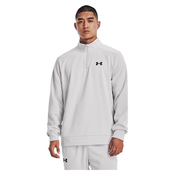 Under Armour Fleece 1/4 Zip Herren Sweatshirt, halo gray