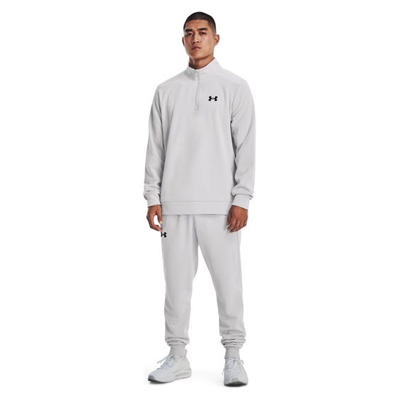 Under Armour Fleece 1/4 Zip Herren Sweatshirt, halo gray