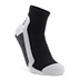 Ecco Tech Sporty Ankle-Cut Socken, Schwarz/Weiß