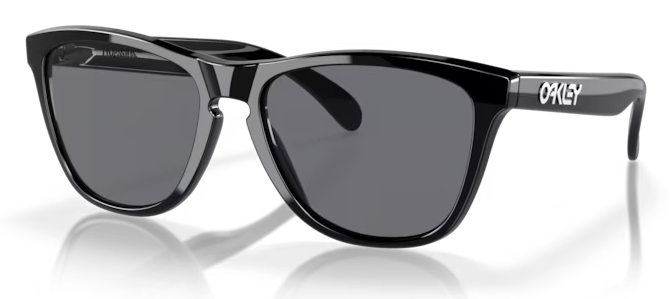 Oakley Frogskins Polished Black w/ Grey Sonnenbrille