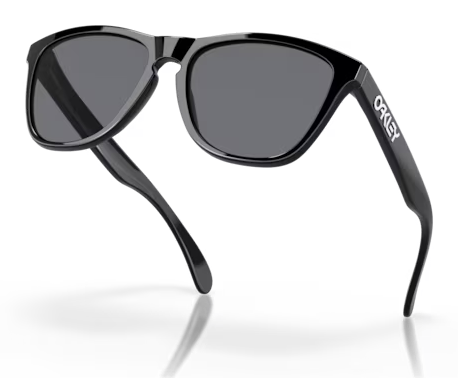 Oakley Frogskins Polished Black w/ Grey Sonnenbrille