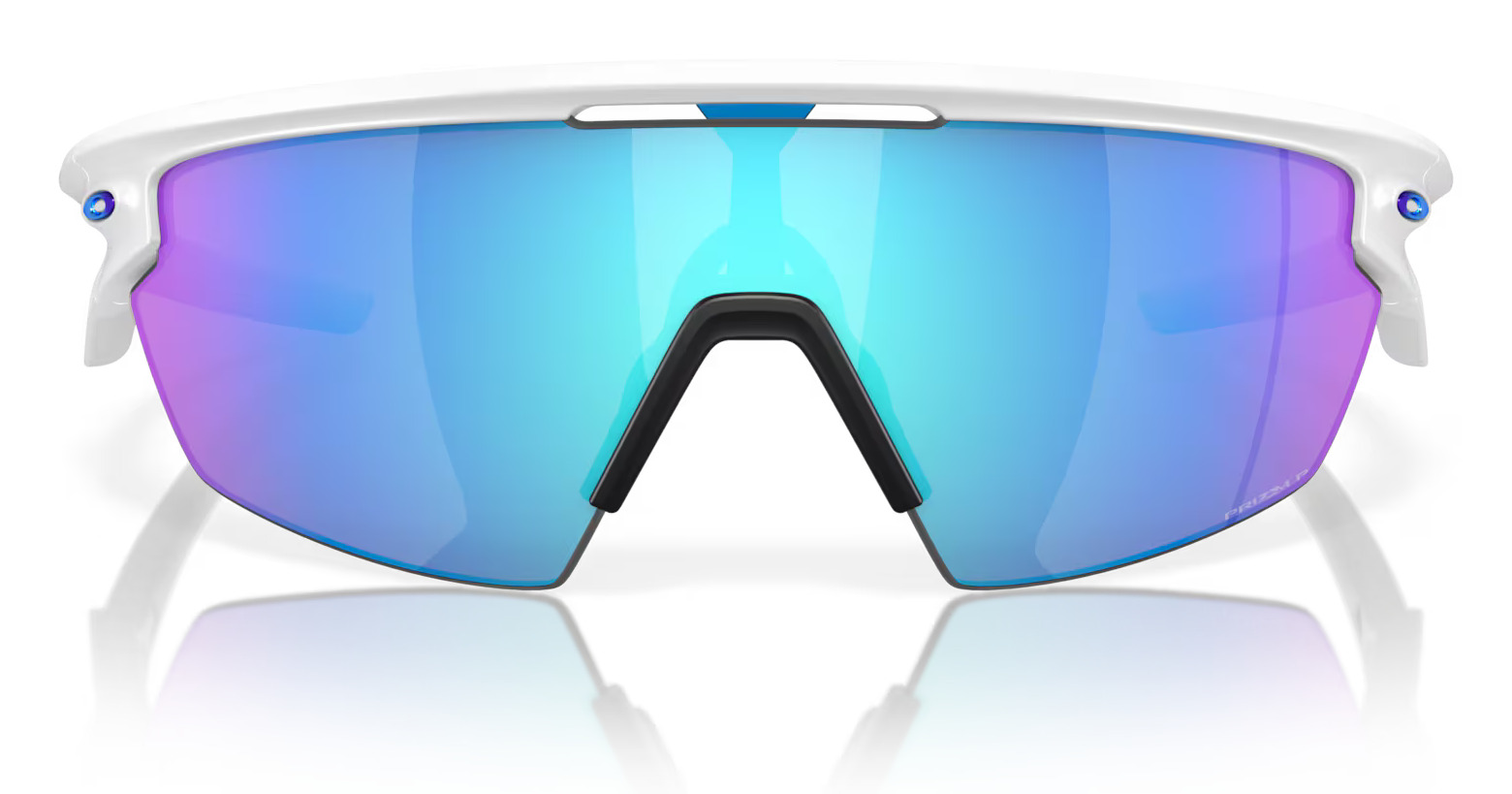 Oakley Sphaera MtWhite w/ Prizm Sapphire Pol Sonnenbrille