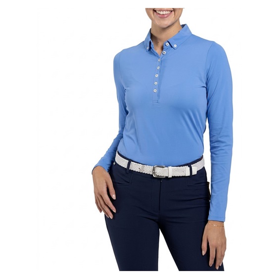 KJUS Catalina Cool Longsleeve Damen Polo, Yonder