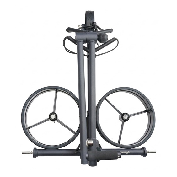 Davies Caddy SMART DHC Elektro-Trolley, schwarz/rote Räder