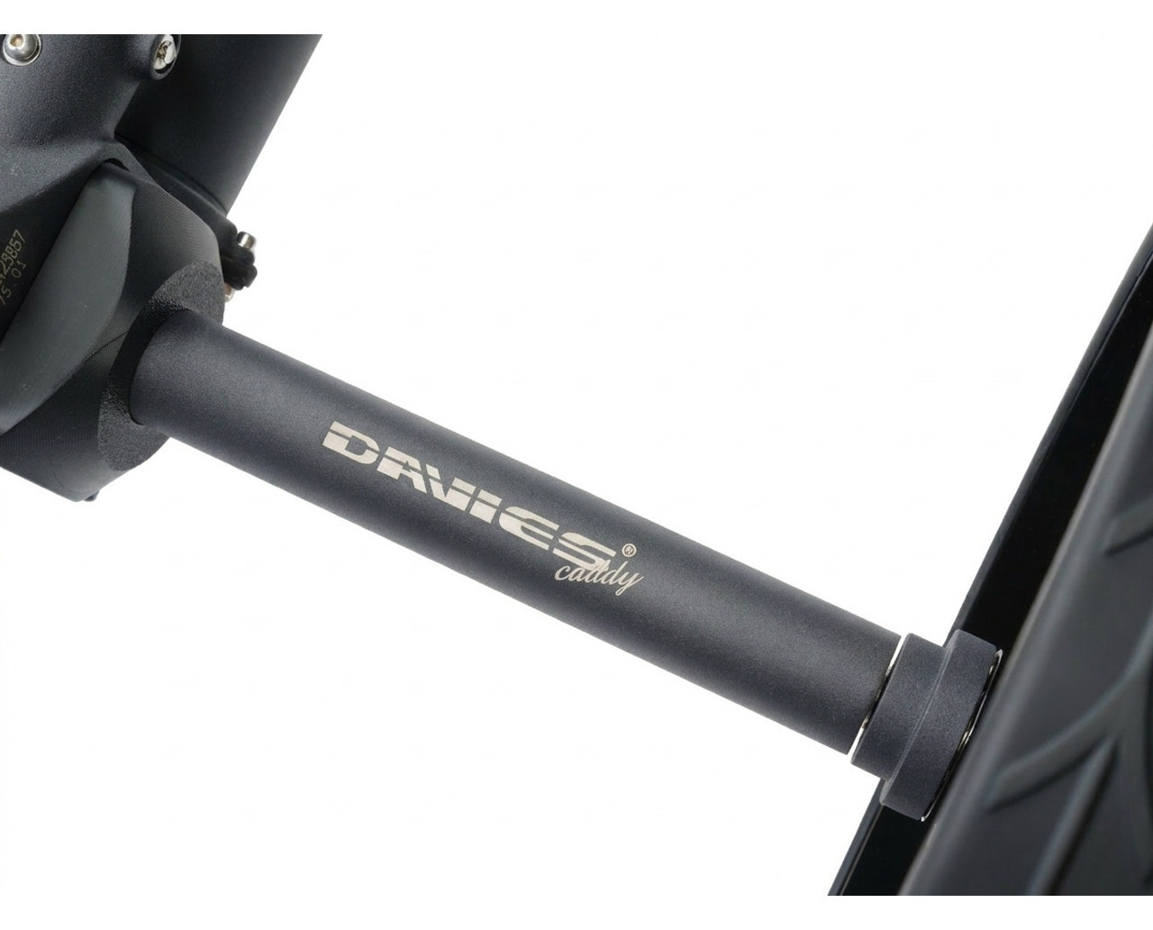 Davies Caddy SMART DHC Elektro-Trolley, schwarz/rote Räder