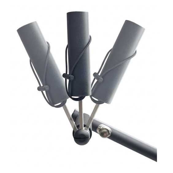 Davies Caddy Compact Schirmhalter für Davies Caddy SMART und QUICK FOLD, schwarz matt