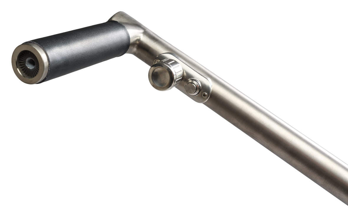 Davies Caddy Titan Elektro-Trolley, grau/schwarze Räder