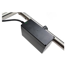 Davies Caddy Titan Elektro-Trolley, grau/schwarze Räder