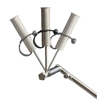 Davies Caddy Titan Adjustable Umbrella Holder Trolleyzubehör, titanium