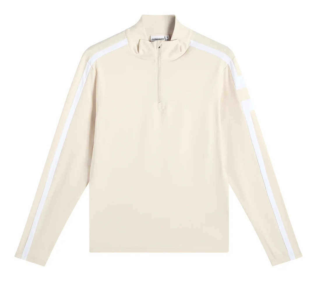 J.Lindeberg Keaton Quarter Zip Mid Layer Herren Midlayer, Moonbeam