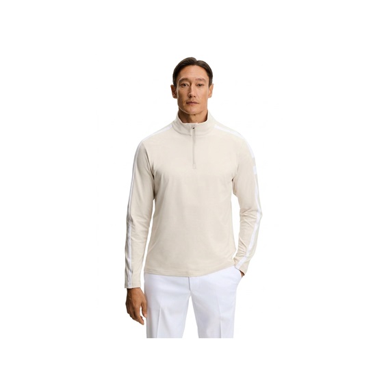 J.Lindeberg Keaton Quarter Zip Mid Layer Herren Midlayer, Moonbeam
