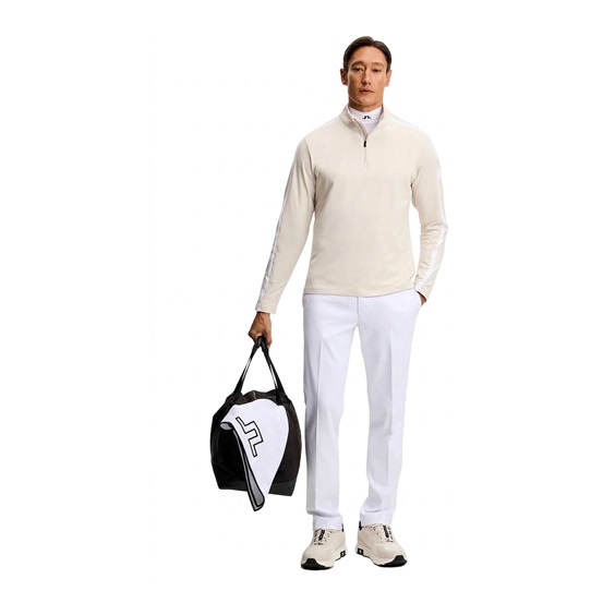 J.Lindeberg Keaton Quarter Zip Mid Layer Herren Midlayer, Moonbeam
